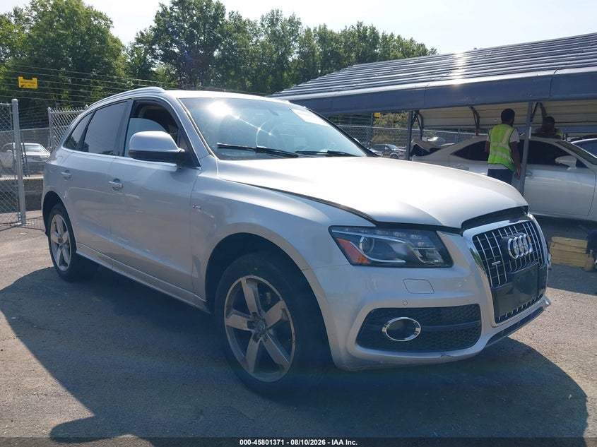 2011 Audi Q5 VIN WA1DKAFP1BA090367 IAAI salvage auction — LEFT FRONT, Salvage (Connecticut), sold $675 on 2026-09-07 (photo 1)