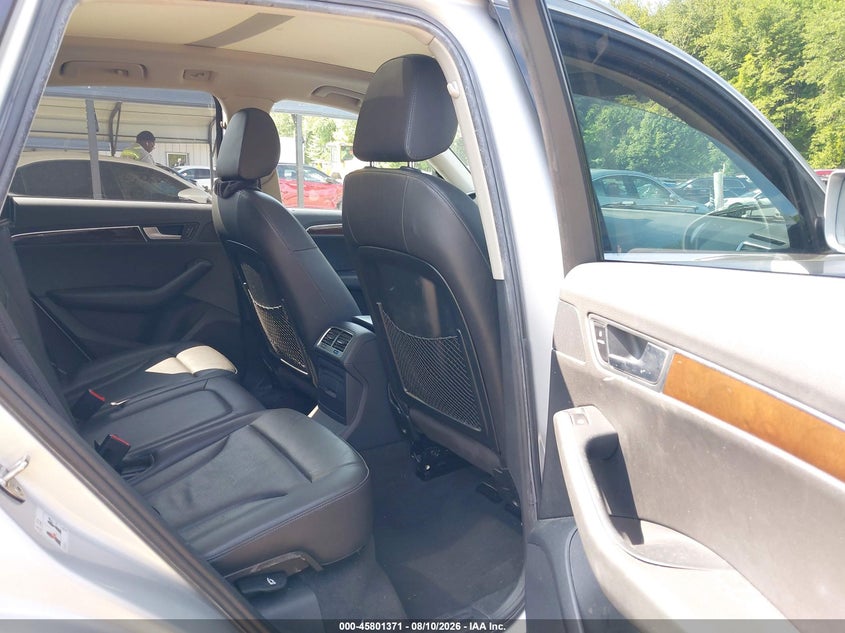 2011 Audi Q5 VIN WA1DKAFP1BA090367 IAAI salvage auction — LEFT FRONT, Salvage (Connecticut), sold $675 on 2026-09-07 (photo 8)