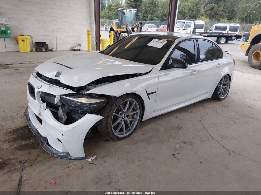 2018 BMW M3 VIN WBS8M9C53J5L00311 IAAI salvage auction — FRONT & REAR, Bill Of Sale (Washington), sold $17,825 on 2026-09-02 (photo 2)