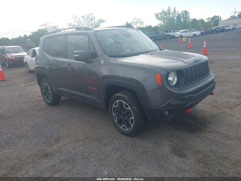 2017 Jeep Renegade VIN ZACCJBCB8HPG50655 IAAI salvage auction — NORMAL WEAR, Clear (New York), sold $500 on 2026-08-18 (photo 1)