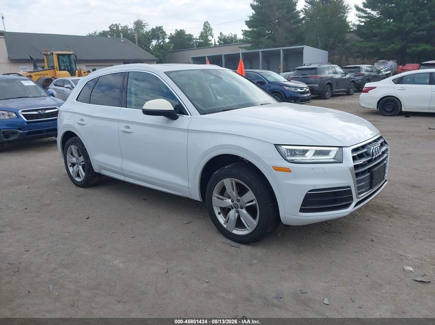 2019 Audi Q5 VIN WA1BNAFY6K2045538 IAAI salvage auction — REAR END, Wait Title, sold $9,400 on 2026-09-07 (photo 1)