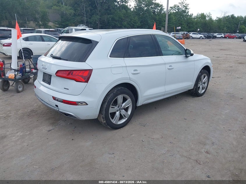 2019 Audi Q5 VIN WA1BNAFY6K2045538 IAAI salvage auction — REAR END, Wait Title, sold $9,400 on 2026-09-07 (photo 4)