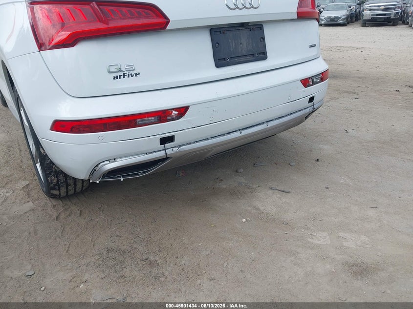 2019 Audi Q5 VIN WA1BNAFY6K2045538 IAAI salvage auction — REAR END, Wait Title, sold $9,400 on 2026-09-07 (photo 6)