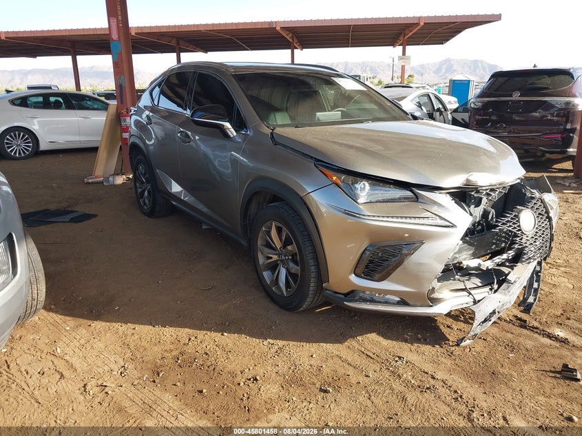 2021 Lexus Nx VIN JTJSARBZ9M2183069 — IAAI salvage auction photo