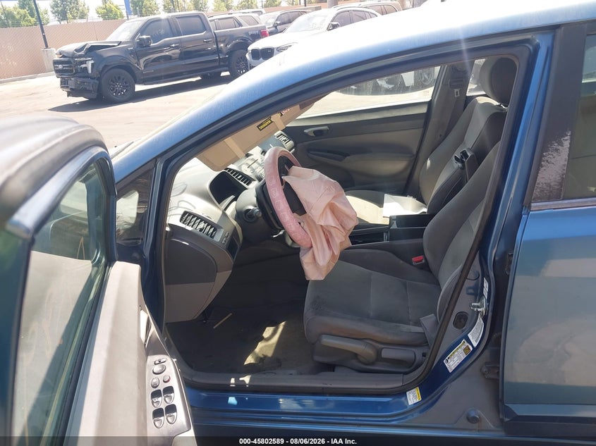 2007 Honda Civic VIN 2HGFA16527H512432 IAAI salvage auction — RIGHT FRONT, Salvage Certificate (California), sold $825 on 2026-09-04 (photo 5)