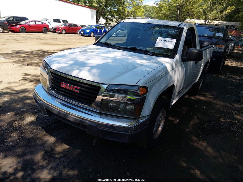 2004 Gmc Canyon VIN 1GTCS148248141592 IAAI salvage auction — NORMAL WEAR, Clear (Virginia), sold $575 on 2026-09-01 (photo 2)