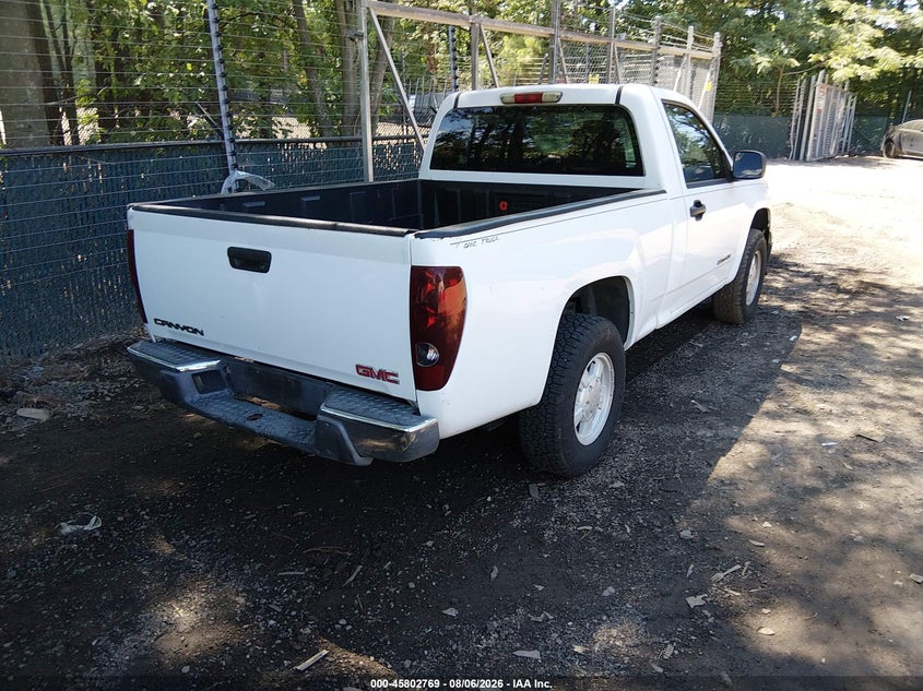 2004 Gmc Canyon VIN 1GTCS148248141592 IAAI salvage auction — NORMAL WEAR, Clear (Virginia), sold $575 on 2026-09-01 (photo 4)