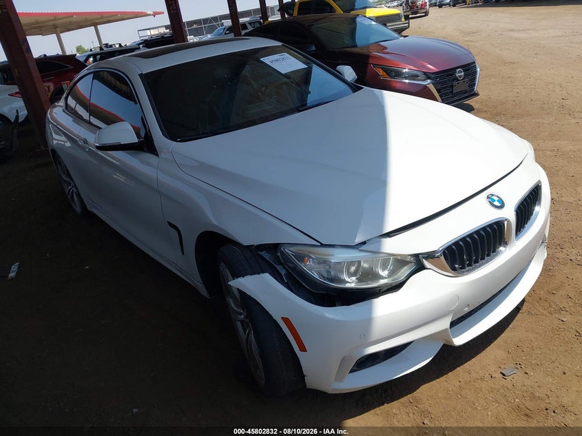 2017 BMW 4er VIN WBA4P1C58HK522138 IAAI salvage auction — RIGHT FRONT, Salvage (Arizona), sold $12,700 on 2026-08-21 (photo 1)