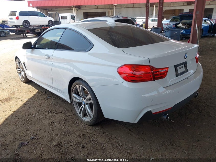 2017 BMW 4er VIN WBA4P1C58HK522138 IAAI salvage auction — RIGHT FRONT, Salvage (Arizona), sold $12,700 on 2026-08-21 (photo 3)