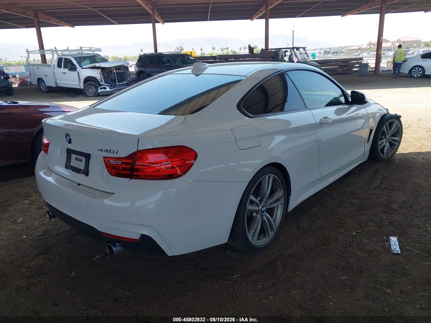 2017 BMW 4er VIN WBA4P1C58HK522138 IAAI salvage auction — RIGHT FRONT, Salvage (Arizona), sold $12,700 on 2026-08-21 (photo 4)