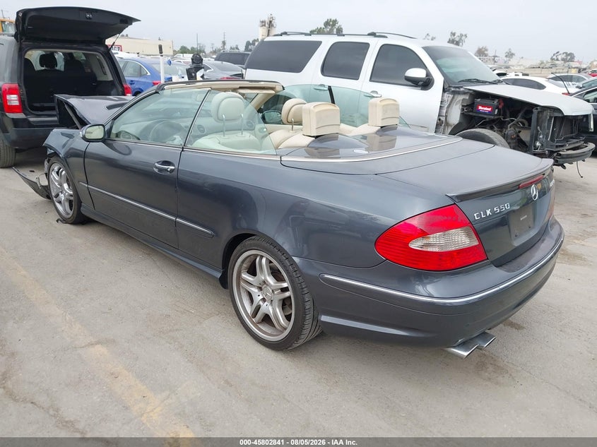 2008 Mercedes-benz Clk-class VIN WDBTK72F18T091211 IAAI salvage auction — FRONT END, Salvage (California), sold $550 on 2026-08-19 (photo 3)