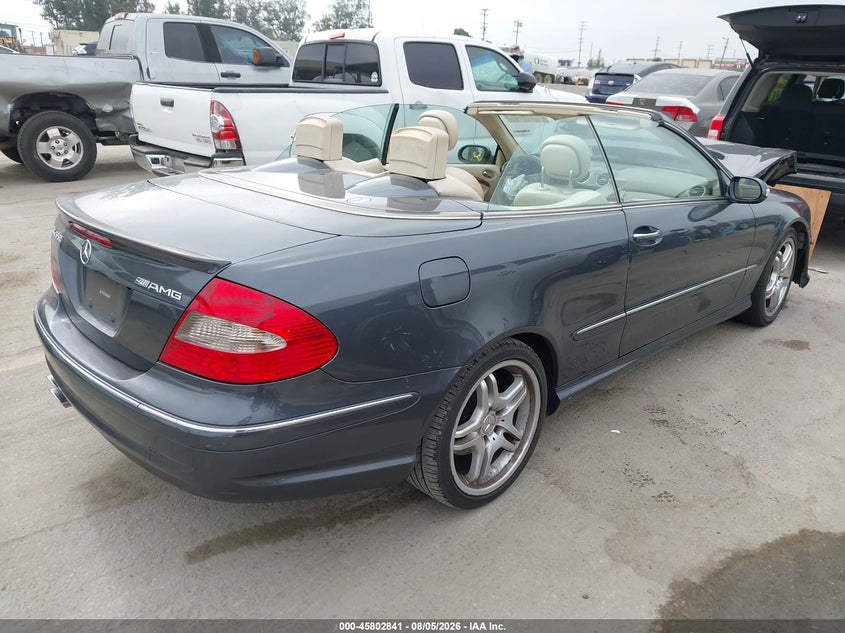 2008 Mercedes-benz Clk-class VIN WDBTK72F18T091211 IAAI salvage auction — FRONT END, Salvage (California), sold $550 on 2026-08-19 (photo 4)