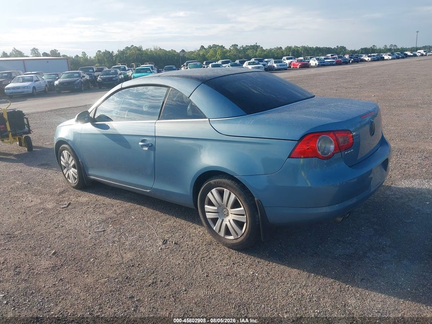 2008 Volkswagen Eos VIN WVWBA71F38V002860 IAAI salvage auction — NORMAL WEAR, Clear (Florida), sold $325 on 2026-08-18 (photo 3)