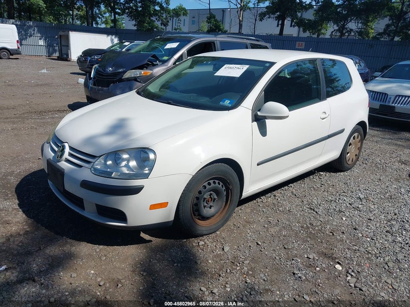 2008 Volkswagen Rabbit VIN WVWBB71K58W304445 IAAI salvage auction — NORMAL WEAR, Clear (New Jersey), sold $425 on 2026-08-12 (photo 2)