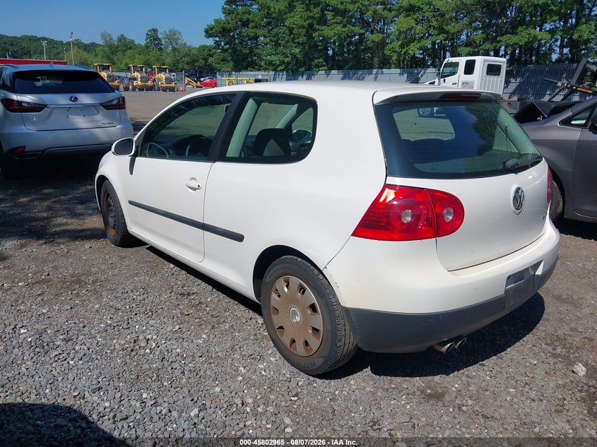 2008 Volkswagen Rabbit VIN WVWBB71K58W304445 IAAI salvage auction — NORMAL WEAR, Clear (New Jersey), sold $425 on 2026-08-12 (photo 3)