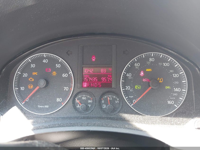 2008 Volkswagen Rabbit VIN WVWBB71K58W304445 IAAI salvage auction — NORMAL WEAR, Clear (New Jersey), sold $425 on 2026-08-12 (photo 7)