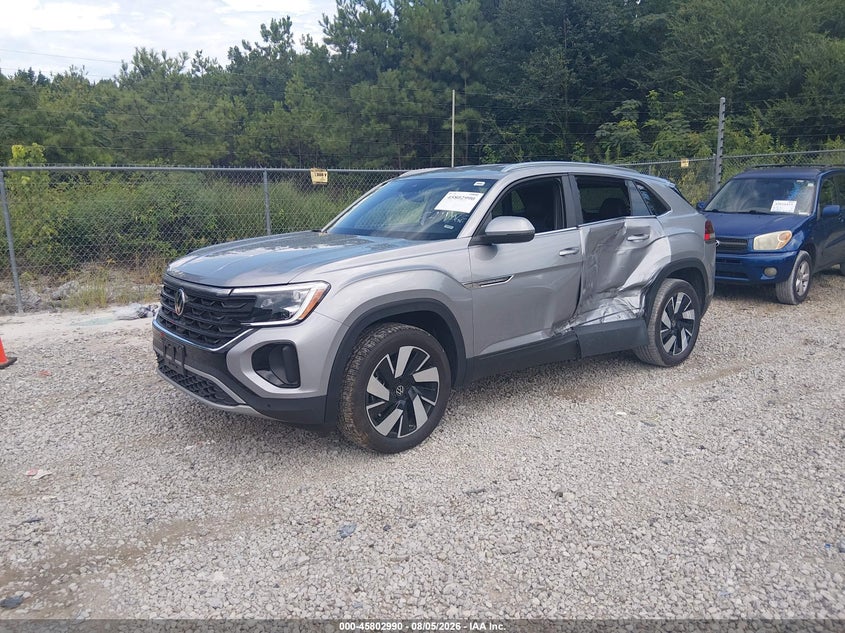 2026 Volkswagen Atlas cross sport VIN 1V2HC2CA3TC233138 IAAI salvage auction — SIDE, Salvage Title, sold $14,100 on 2026-08-18 (photo 2)