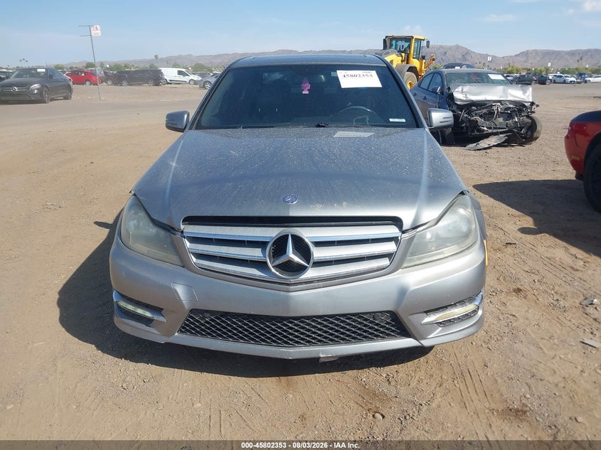 2013 Mercedes-benz C-klasse VIN WDDGF4HB6DR266639 IAAI salvage auction — NORMAL WEAR, Clear-Dealer Only (Arizona), sold $1,375 on 2026-08-18 (photo 6)