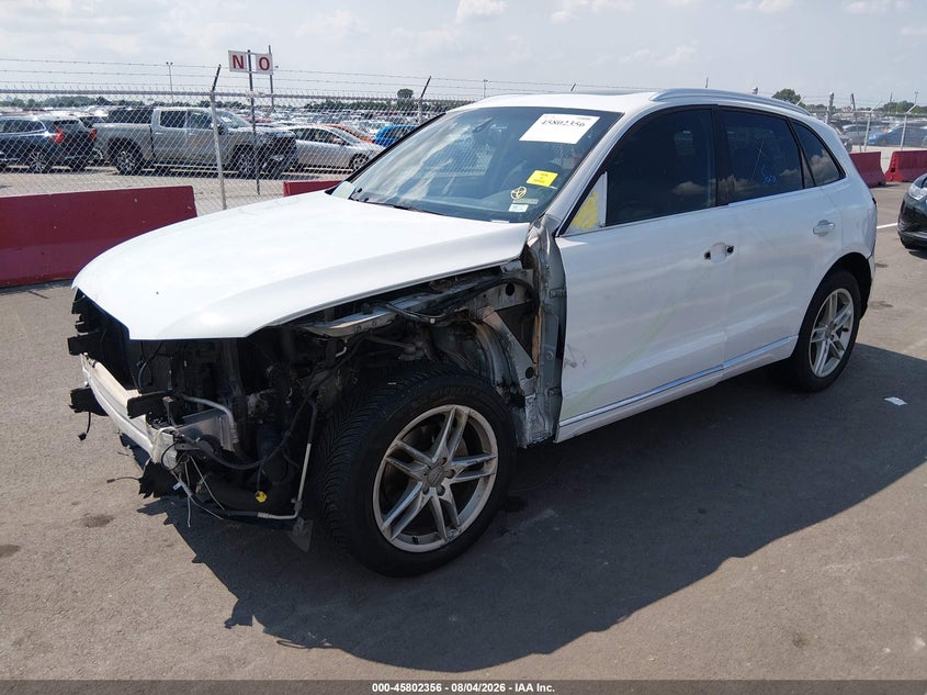 2016 Audi Q5 VIN WA1L2AFP0GA125418 IAAI salvage auction — FRONT END, Salvage (Illinois), sold $1,650 on 2026-09-03 (photo 2)