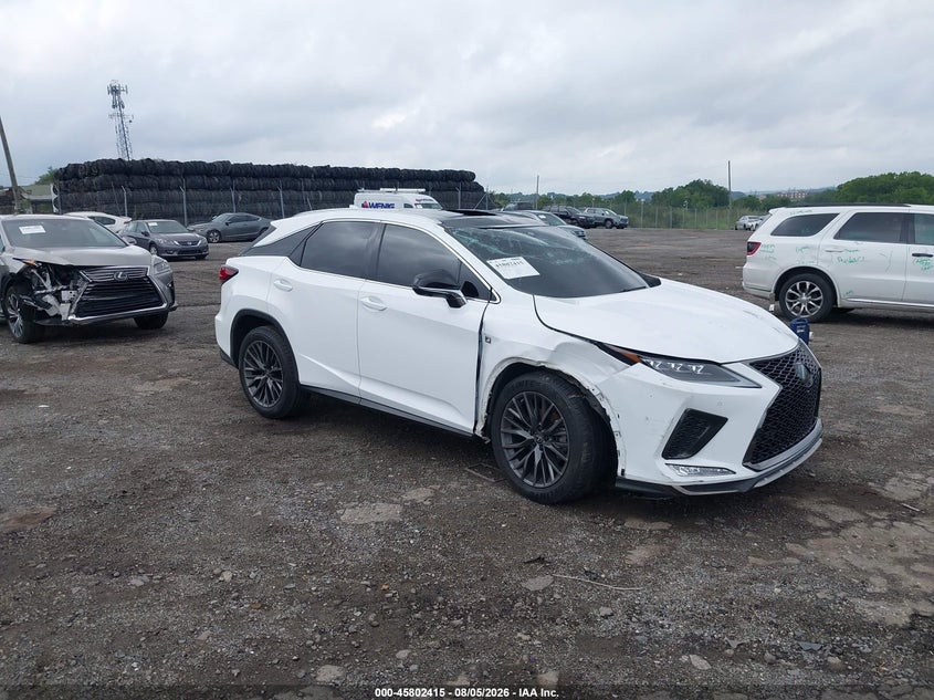 2021 Lexus RX 350 VIN 2T2YZMDA3MC305146 IAAI salvage auction — SIDE, Salvage Title, sold $15,700 on 2026-10-02 (photo 1)