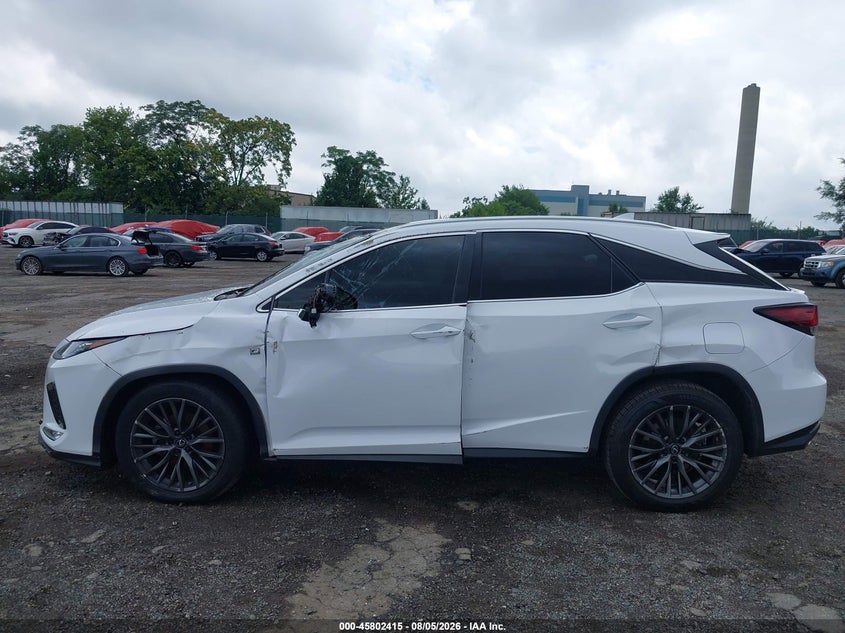 2021 Lexus RX 350 VIN 2T2YZMDA3MC305146 IAAI salvage auction — SIDE, Salvage Title, sold $15,700 on 2026-10-02 (photo 6)