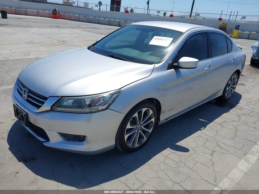 2015 Honda Accord VIN 1HGCR2F5XFA019726 IAAI salvage auction — REAR END, Salvage Title, sold $2,600 on 2026-08-30 (photo 2)