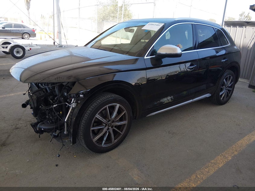 2022 Audi Sq5 VIN WA1C4AFY6N2029142 IAAI salvage auction — FRONT END, Salvage Title, sold $10,100 on 2026-08-16 (photo 2)