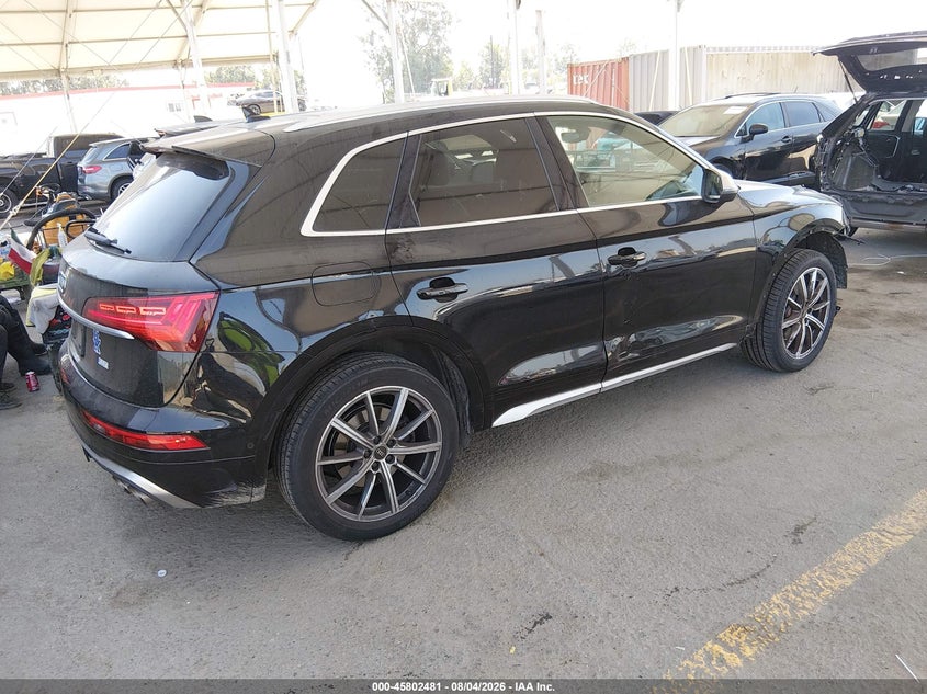 2022 Audi Sq5 VIN WA1C4AFY6N2029142 IAAI salvage auction — FRONT END, Salvage Title, sold $10,100 on 2026-08-16 (photo 4)