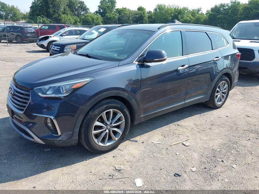 2017 Hyundai Santa fe VIN KM8SNDHF5HU233821 IAAI salvage auction — NORMAL WEAR, Clear (Illinois), sold $1,600 on 2026-08-24 (photo 2)