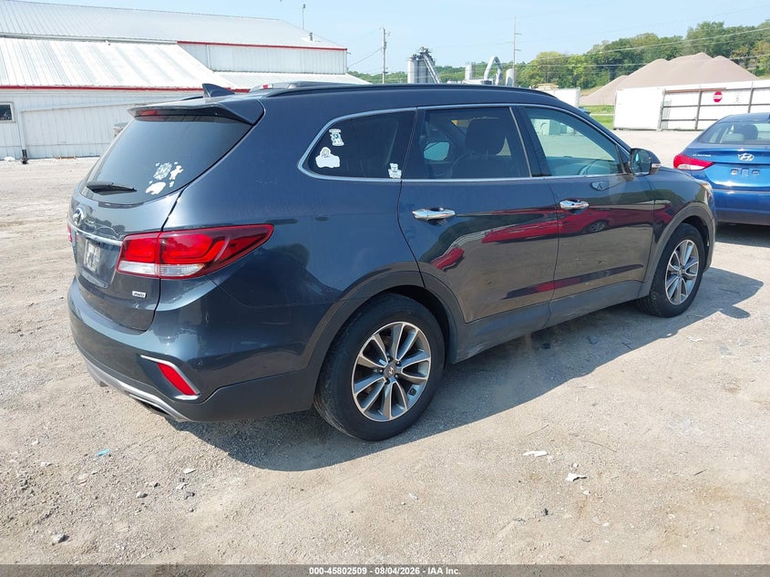 2017 Hyundai Santa fe VIN KM8SNDHF5HU233821 IAAI salvage auction — NORMAL WEAR, Clear (Illinois), sold $1,600 on 2026-08-24 (photo 4)