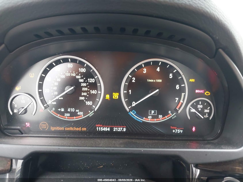 2016 BMW X5 VIN 5UXKR0C50G0P21837 IAAI salvage auction — FRONT END, Salvage Title, sold $2,250 on 2026-09-25 (photo 7)