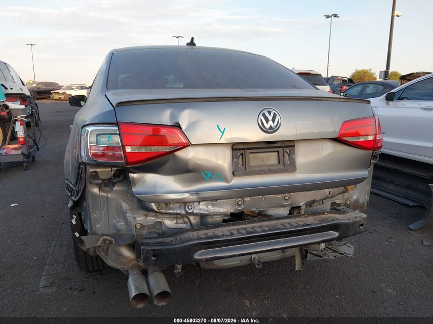 2015 Volkswagen Jetta VIN 3VW2K7AJ3FM211957 IAAI salvage auction — REAR END, Salvage Title, sold $1,400 on 2026-08-14 (photo 6)