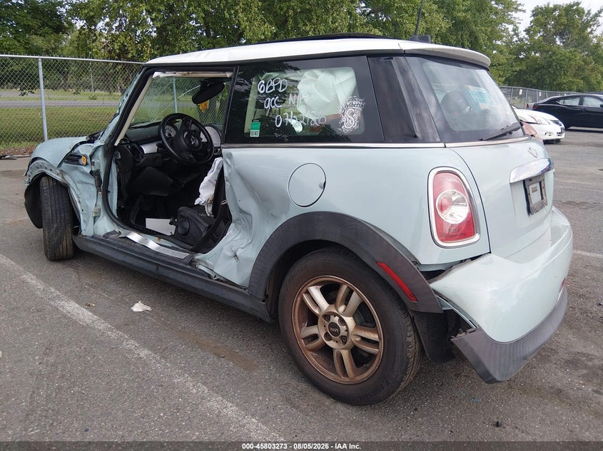 2013 Mini Hard top VIN WMWSU3C52DT548878 IAAI salvage auction — FRONT END, Wait Title, sold $300 on 2026-09-07 (photo 3)