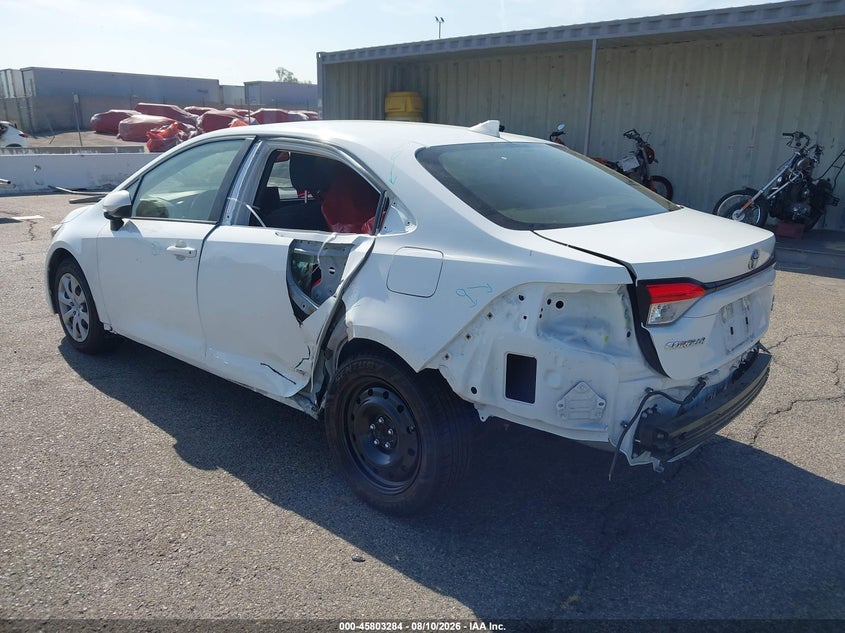 2026 Toyota Corolla VIN JTDBCMFE0T3139168 IAAI salvage auction — REAR END, Wait Title, sold $11,900 on 2026-08-29 (photo 3)