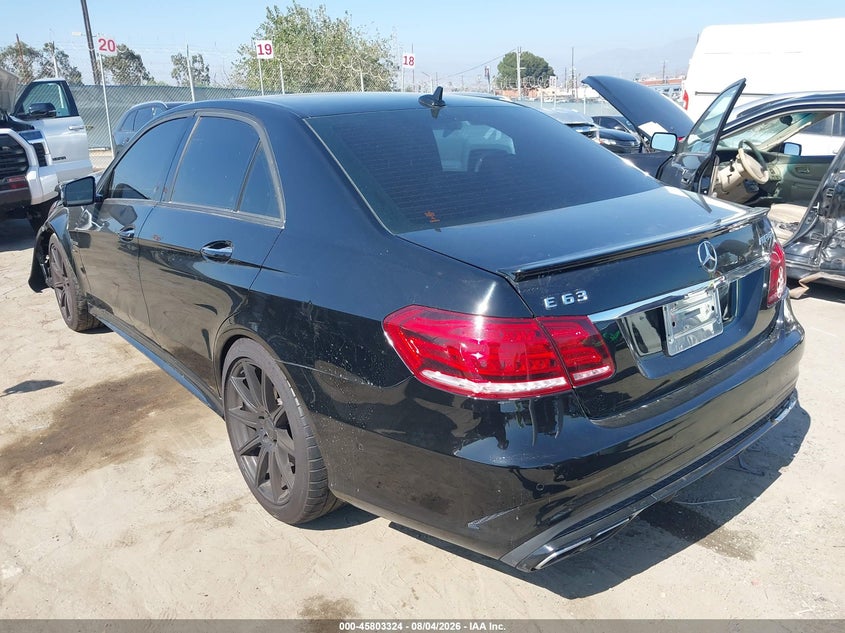 2014 Mercedes-benz E-klasse amg VIN WDDHF9CB0EA918082 IAAI salvage auction — FRONT END, Wait Title, sold $3,400 on 2026-08-16 (photo 3)