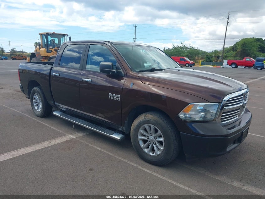 2013 Ram 1500 VIN 1C6RR6LG1DS637392 IAAI salvage auction — NORMAL WEAR, Salvage Title, sold $1,200 on 2026-08-11 (photo 1)