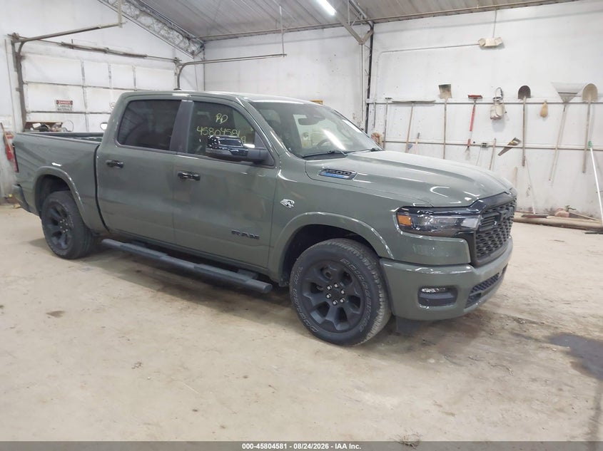 2026 Ram 1500 VIN 1C6SRFFT9TN253531 IAAI salvage auction — HAIL, Salvage Title, sold $31,000 on 2026-09-26 (photo 1)