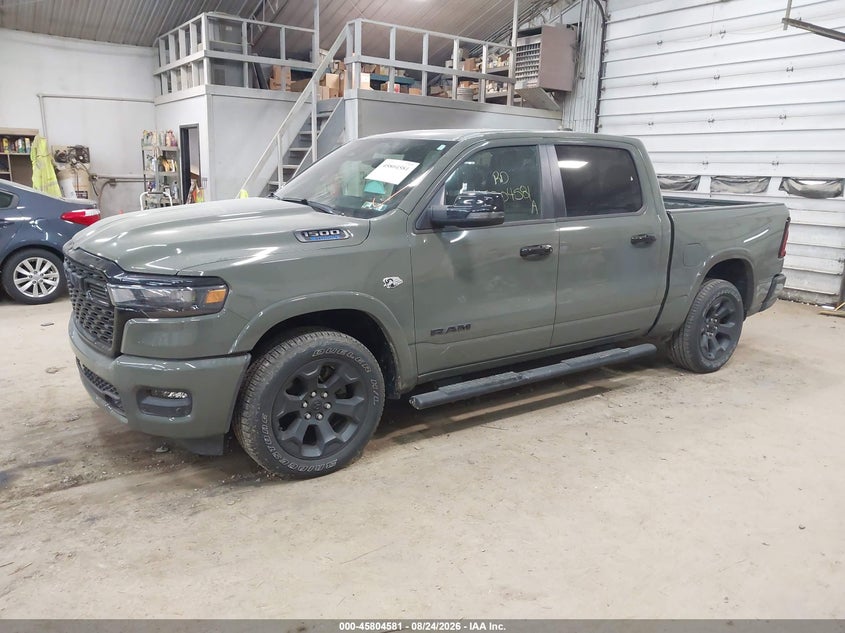 2026 Ram 1500 VIN 1C6SRFFT9TN253531 IAAI salvage auction — HAIL, Salvage Title, sold $31,000 on 2026-09-26 (photo 2)