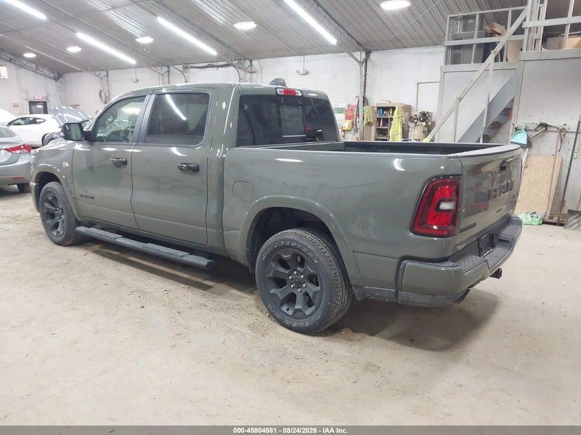 2026 Ram 1500 VIN 1C6SRFFT9TN253531 IAAI salvage auction — HAIL, Salvage Title, sold $31,000 on 2026-09-26 (photo 3)