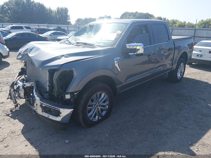 2025 Ford F-150 VIN 1FTFW5L80SFA85218 IAAI salvage auction — FRONT END, Wait Title, sold $15,300 on 2026-08-30 (photo 2)