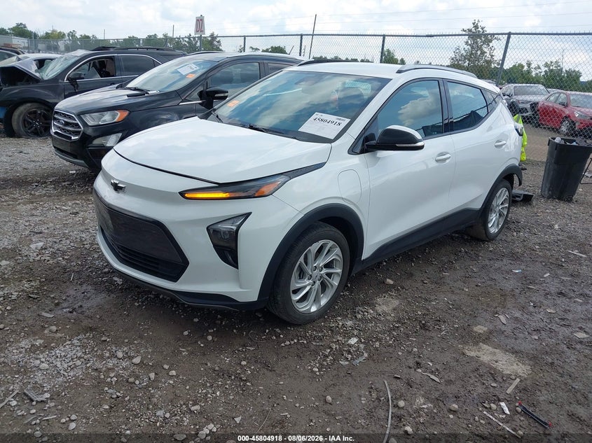 2023 Chevrolet Bolt euv VIN 1G1FY6S00P4147076 IAAI salvage auction — REAR END, Wait Title, sold $7,000 on 2026-08-27 (photo 2)