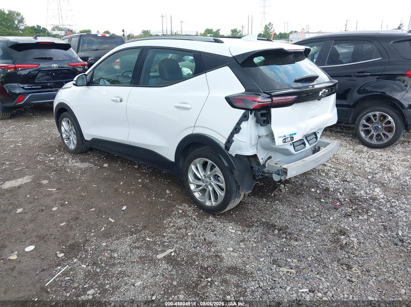 2023 Chevrolet Bolt euv VIN 1G1FY6S00P4147076 IAAI salvage auction — REAR END, Wait Title, sold $7,000 on 2026-08-27 (photo 3)