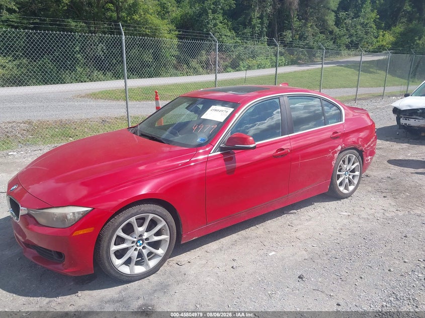 2015 BMW 3er VIN WBA3B1C55FK140205 IAAI salvage auction — REAR END, Clear (Virginia), sold $1,650 on 2026-08-21 (photo 2)
