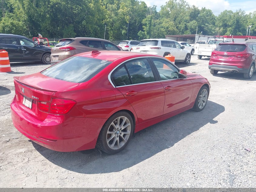 2015 BMW 3er VIN WBA3B1C55FK140205 IAAI salvage auction — REAR END, Clear (Virginia), sold $1,650 on 2026-08-21 (photo 4)