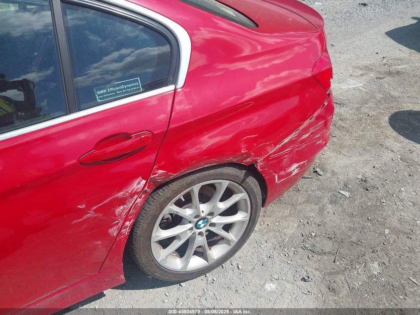 2015 BMW 3er VIN WBA3B1C55FK140205 IAAI salvage auction — REAR END, Clear (Virginia), sold $1,650 on 2026-08-21 (photo 6)