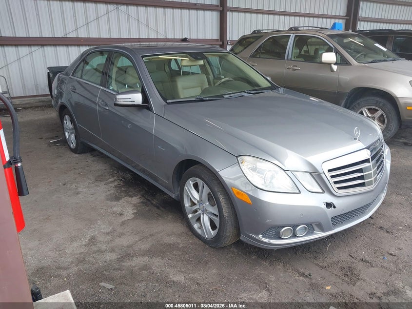 2011 Mercedes-benz E-class VIN WDDHF2EB7BA329580 IAAI salvage auction — FRONT END, Clear (Florida), sold $25 on 2026-08-09 (photo 1)