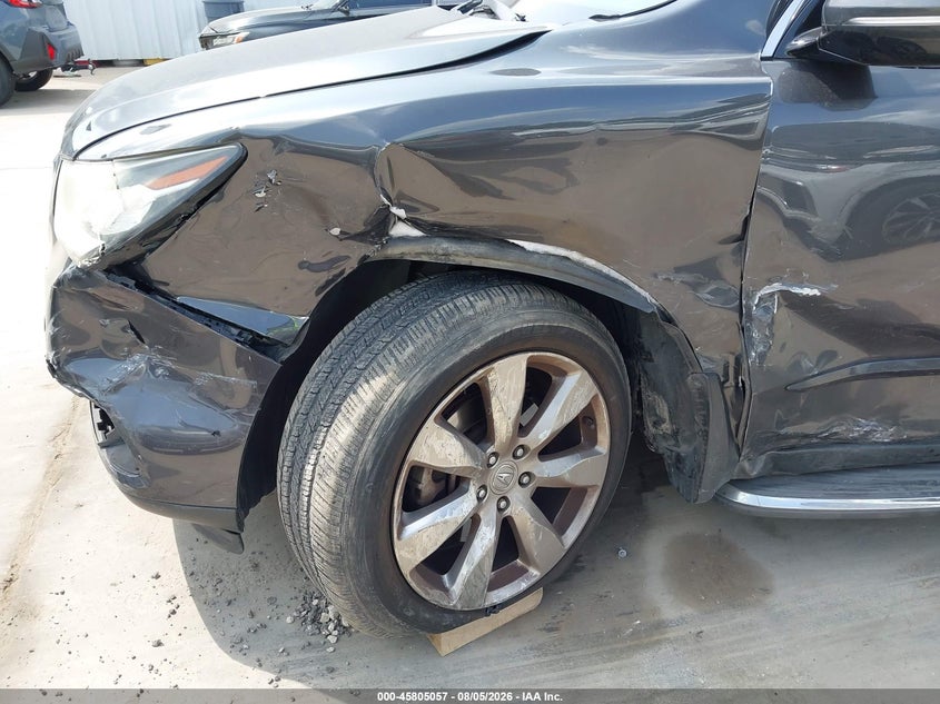 2015 Acura Mdx VIN 5FRYD4H86FB015099 IAAI salvage auction — LEFT FRONT, Wait Title, sold $1,900 on 2026-08-30 (photo 6)