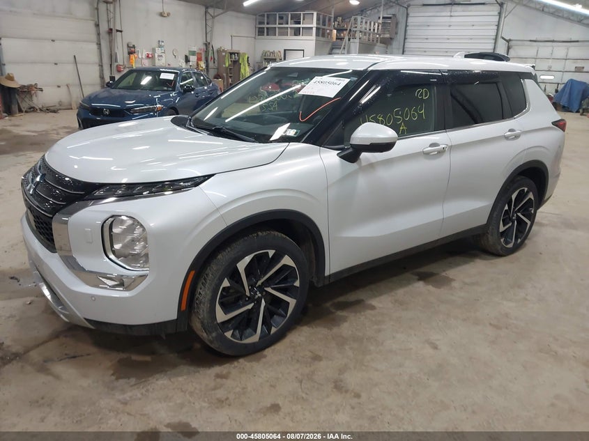 2022 Mitsubishi Outlander VIN JA4J4UA80NZ083771 IAAI salvage auction — HAIL, Salvage Title, sold $10,200 on 2026-08-26 (photo 2)
