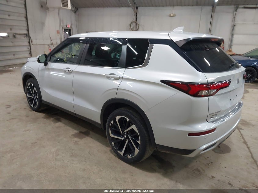 2022 Mitsubishi Outlander VIN JA4J4UA80NZ083771 IAAI salvage auction — HAIL, Salvage Title, sold $10,200 on 2026-08-26 (photo 3)