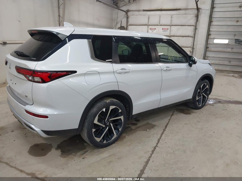 2022 Mitsubishi Outlander VIN JA4J4UA80NZ083771 IAAI salvage auction — HAIL, Salvage Title, sold $10,200 on 2026-08-26 (photo 4)